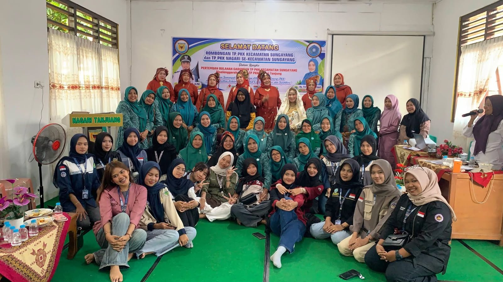 Nagari Tanjung Jadi Tuan Rumah Perdana Rapat Bulanan PKK Kecamatan Sungayang